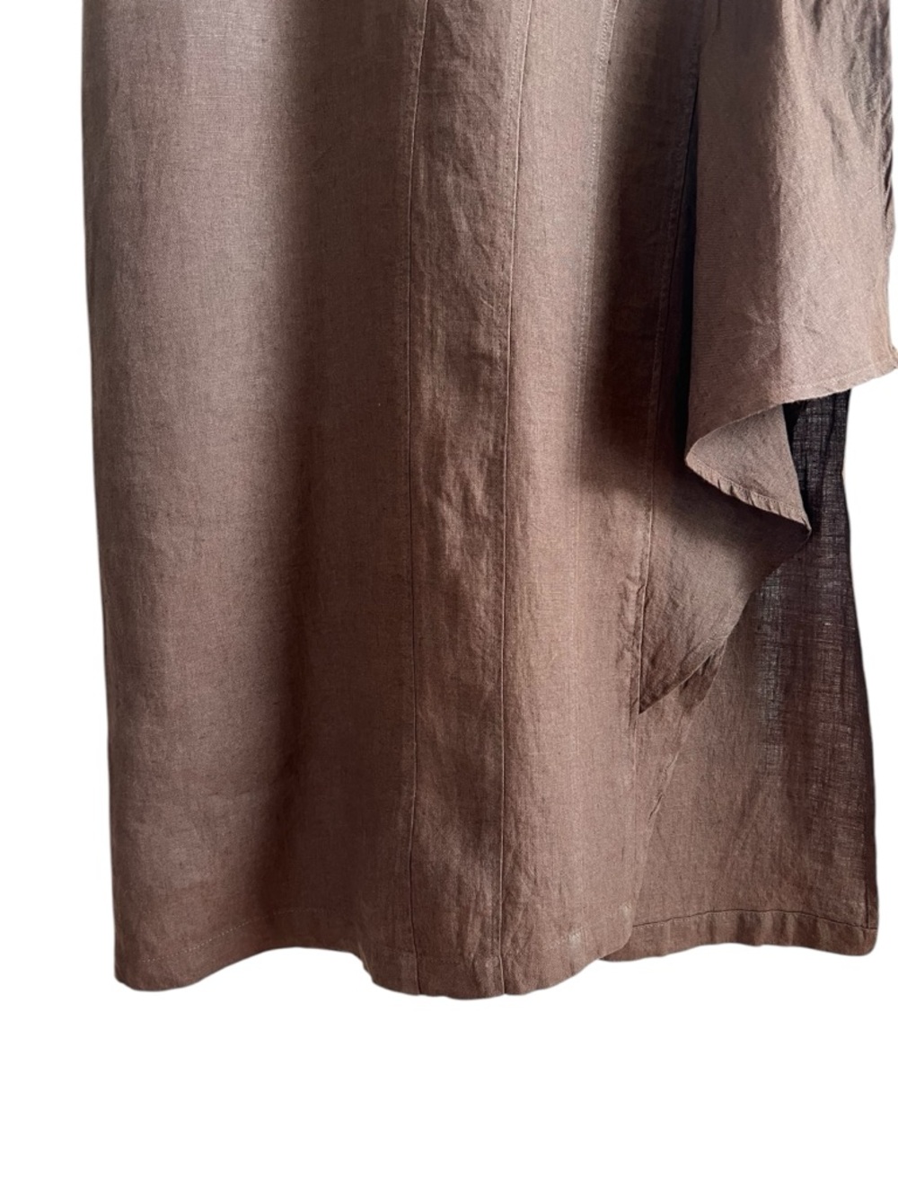 La Et Dieu Crea Femme vintage linen sleeveless midi dress excellent condition - Picture 7 of 13